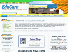 Tablet Screenshot of educareoshkosh.com